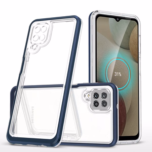 Kirkas 3in1 Asia Samsung Galaxy A22 4G kehys geelisuojus sininen