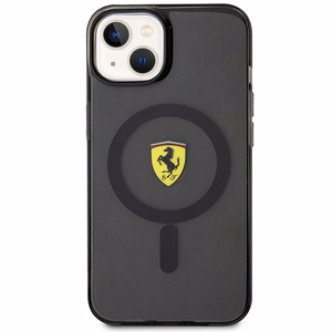 Ferrari FEHMP14MURKK iPhone 14 Plus 6.7" musta/musta hardcase Translucent Magsafe