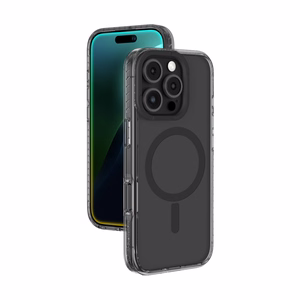 AmazingThing Titan Pro Mag Suojakuori Magneettisella Renkaalla iPhone 16 Pro Max:lle - musta