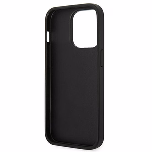 Karl Lagerfeld Saffiano Karl's Head Patch Kotelo iPhone 14 Pro - hopea - hopea