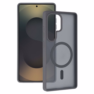Tel Protect Aura matta Magsafe suojakuori Samsung Galaxy S26 Ultra harmaa