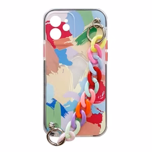 Väri Chain Case geeli joustava joustava elastinen kotelo kansi ketju riipus Xiaomi Redmi 10 monivärinen (4)