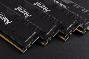 Kingston Technology FURY 8GB 3200MT/s DDR4 CL16 DIMM Renegade musta