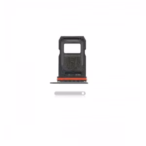 SIM Holder Compatible With OnePlus 7T SIM card tray / Frosted Silver /