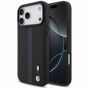 BMW M Perforated Stripe Logo MagSafe Suojakuori iPhone 17 Pro Max:lle - Sininen