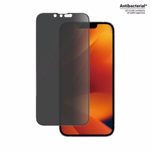 PanzerGlass Ultra-Wide Fit karkaistu antibakteerinen yksityisyyslasi iPhone 14/13 Pro/13
