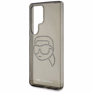 Karl Lagerfeld Rhinestones Karl Head Logo Suojakuori Samsung Galaxy S25 Ultra Musta