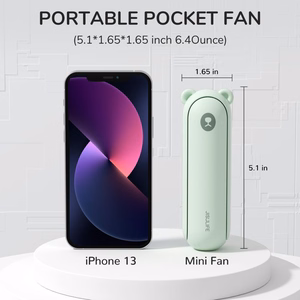 JisuLife Handheld Fan 8 Plus käsituuletin, vihreä