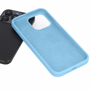 Silicone Lite Suojakuori iPhone 13 Pro Max - vaaleansininen