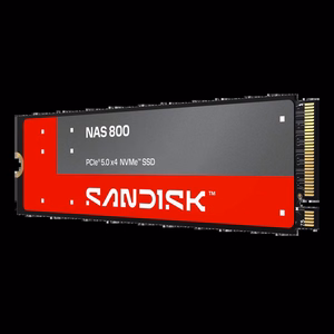 SanDisk NAS 800 SSD, 960 Gt, M.2, PCIe 5.0, NVMe, 3D TLC NAND