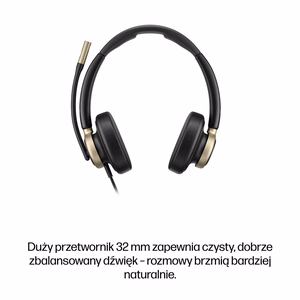HP Poly Mission 825 USB langallinen kuulokemikrofoni