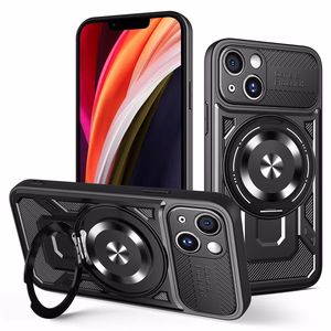 Defender Armor Mag -kotelo iPhone 14 6,1', musta