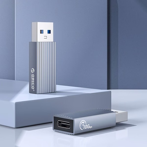 Orico AH-AC10 sovitin USB-C - USB-A 3.1 - harmaa