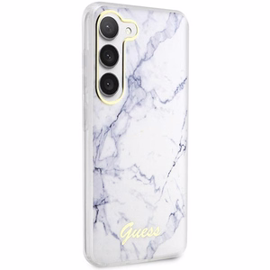 Guess GUHCS23MPCUMAH S23+ S916 valkoinen/valkoinen kovakuori Marble