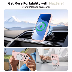 Tech-Protect Silicone MagSafe Suojakuori iPhone 17 Pro:lle - Vaaleanpunainen