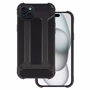 Armor Carbon Suojakuori iPhone 15 Plus:lle - musta