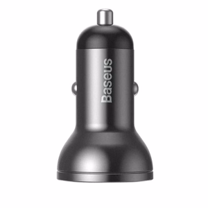 Autolaturi Baseus Digital Display 24W 2xUSB-A musta CCBX-0G