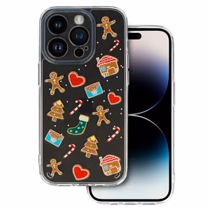TEL PROTECT Joulu Suojakuori Samsung S23 Ultralle Design 2 läpinäkyvä