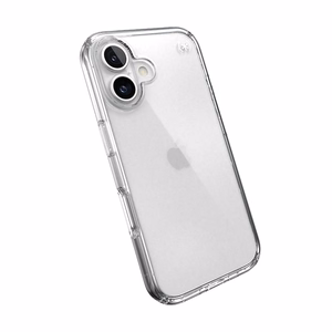 Läpinäkyvä Speck Presidio Perfect-Clear -suojakuori iPhone 16:lle