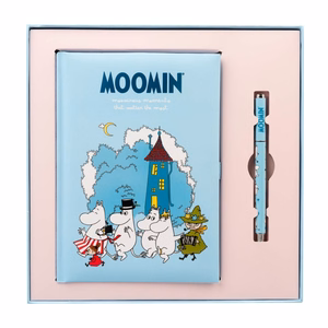 Moomins A5 -muistikirja kynällä