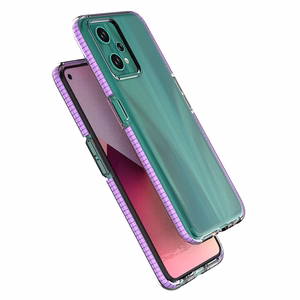 Spring Kotelo Realme 9 Pro silikoni suojus kehys vaaleansininen vaaleansininen