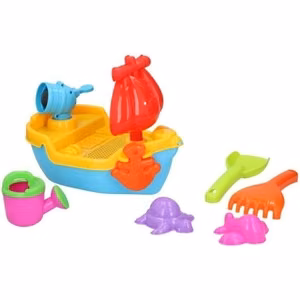 Eddy Toys Ship -hiekkalaatikkolelusarja, 10 kpl