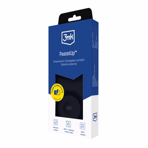 Powerbank 3mk PastelUp 10,000mAh 22.5W USB 1A1C - black