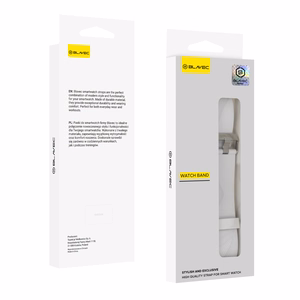 Blavec Watch band for SB-01 Active silicone white
