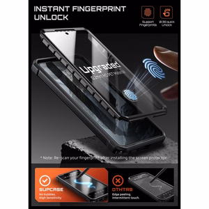 Supcase Unicorn Beetle Pro Mag MagSafe 2-Set Suojakuori Samsung Galaxy S26 Ultralle - Musta
