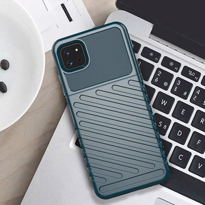 Thunder Case Joustava Kova Rugged Cover TPU asia Samsung Galaxy A22 5G sininen sininen