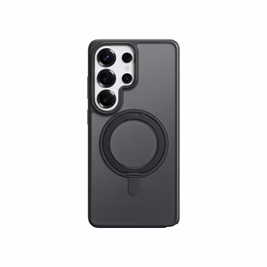 Rock Rotating Stand Soft Touch Series magneettinen Samsung Galaxy S26:lle musta