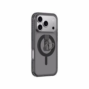 AmazingThing Titan Pro Grip Ring Set Suojakuori iPhone 17 Pro Max:lle MagSafe-yhteensopiva - musta