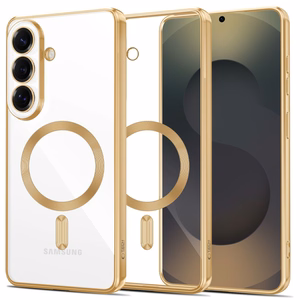 Tech-Protect MagFlex Case for Samsung Galaxy S26+ - Transparent Gold
