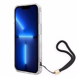 Guess GUOHCP14MH4STW iPhone 14 Plus 6.7 "ruskea / ruskea kovakotelo 4G Tulosta hihna
