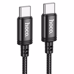 Kaapeli USB-C - USB-C Hoco 3A 60W 3 m X91 musta