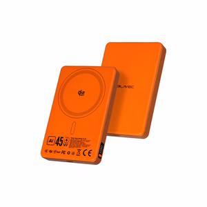 Blavec varavirtalähde 10000 mAh BJ-05 Ultra Fast 16 mm - Type C - Qi2.2 25 W + PD 45 W magneettinen induktio Magsafe 2-in-1 (PBBJ05-QI22MC10O) oranssi alumiini
