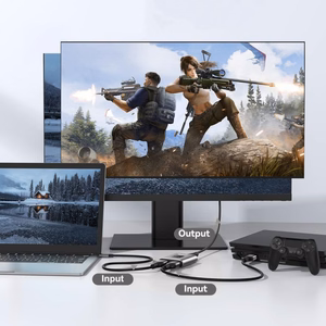 Tech-Protect HB07 HUB Sovitin 2in1 HDMI 4K 60Hz - harmaa
