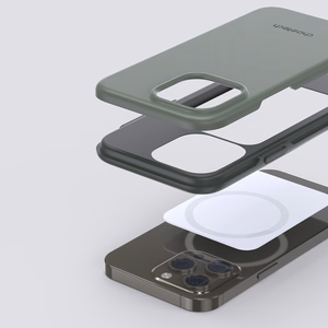 Choetech MFM Anti-drop tapauksessa Made for MagSafe iPhone 13 Pro musta (PC0113-MFM-GN)
