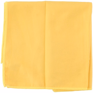 Dunlop Metal Polish microfibre polishing cloth, 35 × 35 cm, yellow