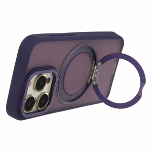 Secure Spinning Mag kuori iPhone 15 Pro Max 6,7', violetti