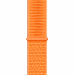 Crong Nylon Apple Watch -urheiluranneke, 38/40/41/42 mm, Tropical Orange