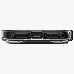 Uniq Heldro Air -suojakuori iPhone 17 Pro Max Magclick-latauksella - musta