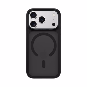 Benks Magnetic Mist Case -suojakuori metallikehyksellä (K069) Iphone 17 Pro:lle, musta (kameran ohjauspainike)