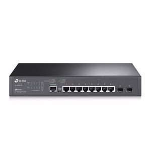 TP-Link JetStream 8-porttinen Gigabit L2+ -hallittava kytkin 2 SFP-paikalla