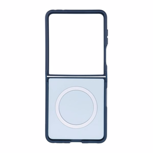 Tummansininen 4sF-S Acrylic -suojakuori MagSafe-tuella Samsung Galaxy Z Flip8 -mallille