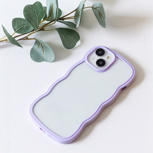 Wave-suojakuori iPhone X / XS violetti