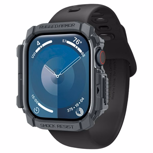 Spigen Rugged Armor Suojakuori Apple Watch 10 46mm - Harmaa