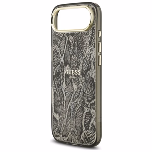 Guess Python Pattern MagSafe Suojakuori iPhone Air:lle musta