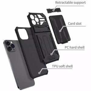 Tel Protect Combo Suojakuori Samsung Galaxy S22 Plus:lle musta