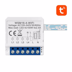 Älykytkentämoduuli WiFi Avatto WSM16-W4 TUYA